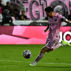 Este es el tercer gol de Messi con Inter Miami en menos de 60 minutos totales en el club