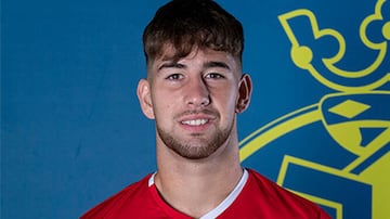 Adrián Pereda, con el Villarreal.