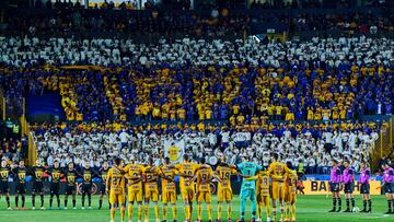 50 partidos del Clausura 2023 de la Liga MX han dejado, hasta ahora, 1,096,664 espectadores, un promedio de 21,933 por duelo, cifra que supera al Apertura.

<br><br>

Jugadores de Tigres durante el partido Tigres UANL vs Pumas UNAM, Correspondiente a la Jornada 06 del Torneo Clausura 2023 de la Liga BBVA MX, en el Estadio Universitario, el 11 de Febrero de 2023.