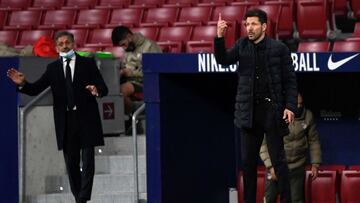 Simeone, tajante a la pregunta '?Qu¨¦ le dice ir primero?': "C¨¢diz..."