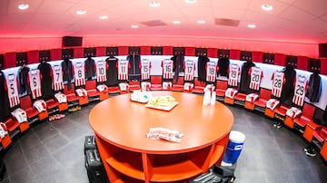 Inside the world's most stunning football changing rooms