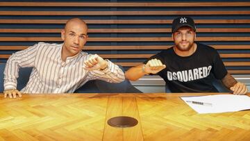 Manolo Gaspar con Antoñín.