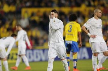 El árbitro Fernández Borbalán expulsó a Sergio Ramos.