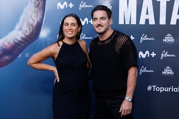 Vinicius, Carvajal y Courtois, protagonistas en la alfombra roja de la película de Ilia Topuria