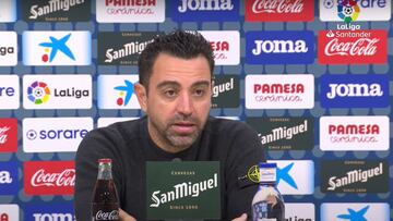 Rueda de prensa de Xavi tras el Villarreal vs. Barcelona