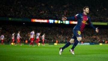Messi le ha metido 20 goles al Atlético, más que a ningún otro
