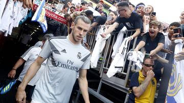 Bale, antes del partido contra la Juventus.