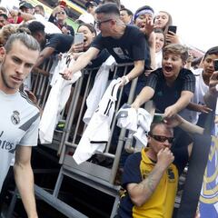 Bale ya lidera: golazo y tres disparos en 45 minutos