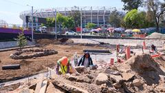 Socavón exhibe remodelación del Estadio Ciudad de México