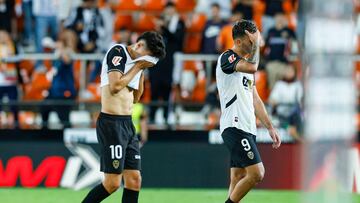 Aprobados y suspensos del Valencia: Noche aciaga