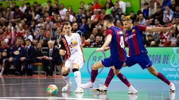 Marcel en el partido final de la Copa de España 2024, ante el Barça.