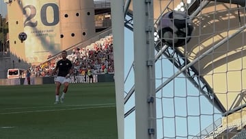 La increíble toma del tiro libre de Cristiano que salió a la luz y que se ha vuelto viral