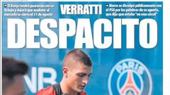 Portadas Barcelona: hay una estrategia para Verratti