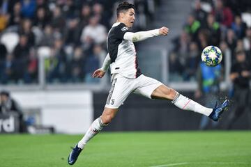 Cristiano Ronaldo the match between Juventus and Lokomotiv Moscow on October 22, 2019.