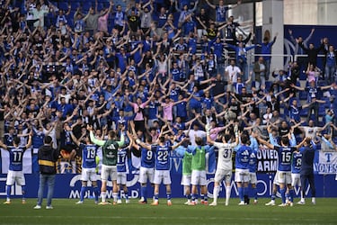 El equipo ovetense es propiedad del Grupo Carso (20 %), del Grupo Pachuca (51 %) y de 36.962 accionistas (29%). 