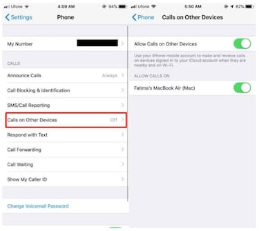 Cómo contestar las llamadas de teléfono de tu iPhone desde un Mac