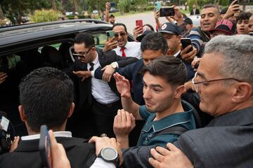 Brahim, a su llegada a Marruecos.