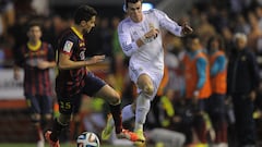 Una de sus mejores exhibiciones de potencia, técnica, habilidad y calidad. En la final de Copa ante el Barcelona, y cuando todo apuntaba a la disputa de la prórroga, Bale recibió el balón de Di María, y se marcó una carrera al sprint con Bartra. Su carrer