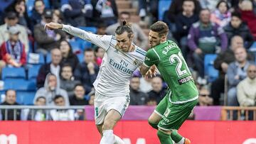 28/04/18 PARTIDO PRIMERA DIVISION
REAL MADRID - LEGANES
GARETH BALE Y RUBEN PEREZ