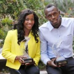 Usain Bolt y Shelly-Ann Fraser, mejores atletas del año