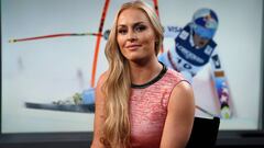 Lindsey Vonn posa durante una entrevista en Nueva York.