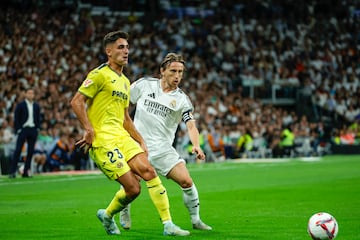 Luka Modric, el mejor de los blancos ante el Villarreal.