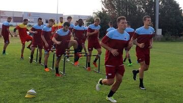 Zongo, presente en el primer entrenamiento del Extremadura