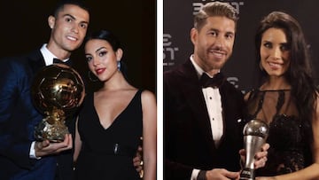 Cristiano Ronaldo y Sergio Ramos, felicitados por Georgina Rodr&iacute;guez y Pilar Rubio. Foto: Instagram