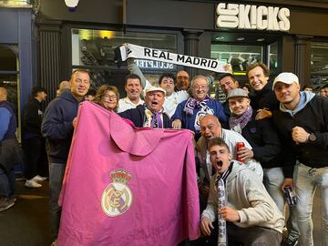 Euforia en las pe?as madridistas con la 15