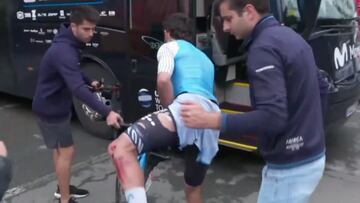 Mala racha para Gaviria, en la etapa 11 del Giro vuelve a caerse 