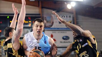 Dylan Page, con el Roanne.