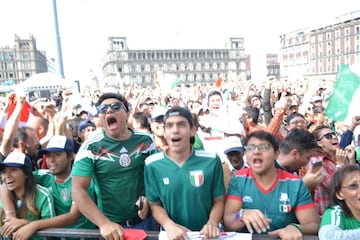 Así se vivió la derrota de la Selección Mexicana en el Zócalo de la CDMX