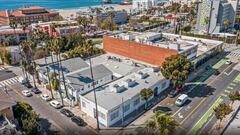 Las oficinas de la World Surf League en Santa M&oacute;nica (California) vistas desde el aire.