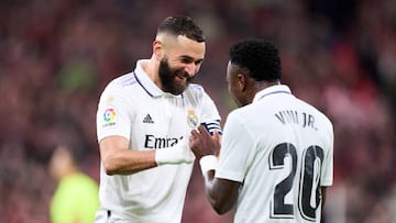Benzema y Vinicius.