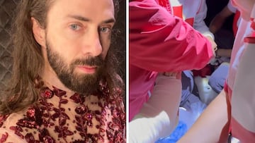 Jay de la Cueva sufre aparatoso accidente en concierto de Moderatto: qué pasó y cuál es su estado