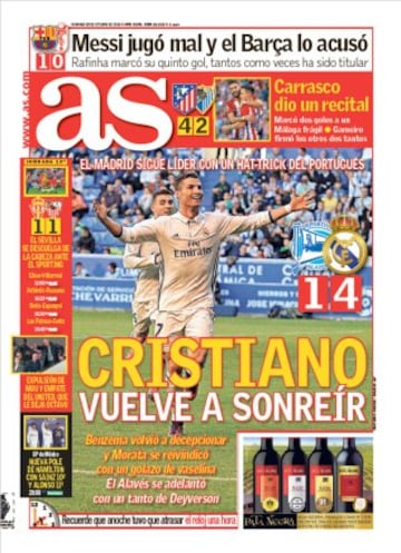 Las portadas de AS de octubre