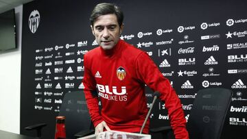 Marcelino, en la previa al partido de vuelta contra el Real Zaragoza.