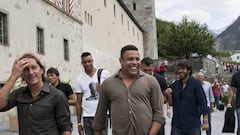 Maradona, Ronaldo, Buffon... legends turn out for Infantino