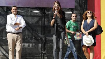 Ruth Beitia en la inauguración de la Semana Europea del Deporte.