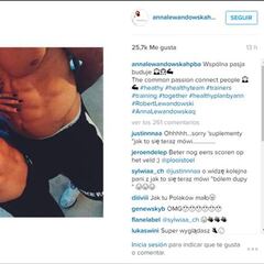 Los Lewandowski presumen de cuerpo tonificado en las redes