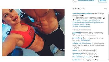 Los Lewandowski presumen de cuerpo tonificado en las redes