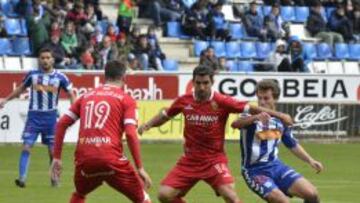 Culio, ante el Alavés.