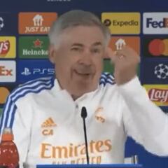 Ancelotti desatado y la prensa muerta de risa: "No puedo ir a presionar arriba con un gordo"
