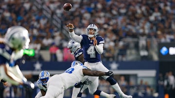 Cowboys quarterback Dak Prescott was never known for his rushing stats, but the decline they’ve taken in a season when they’re needed badly is concerning.