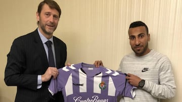 Al-Mousa, futbolista de Arabia Saud&iacute;, nuevo jugador del Real Valladolid.
