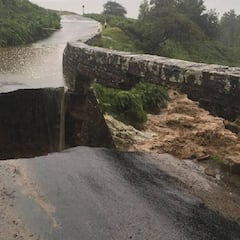 El recorrido del Mundial, en peligro: se derrumba un puente
