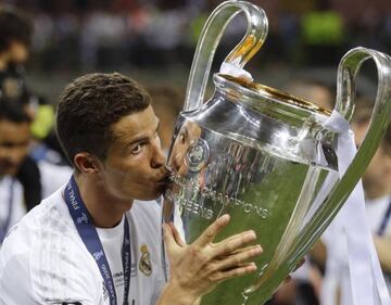 Ronaldo won his second Champions League title with Real Madrid and his third overall in 2016 with a penalty win over Atlético Madrid.