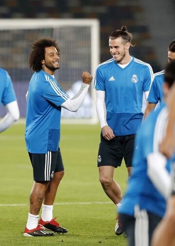 Bromas entre Marcelo y Bale. 