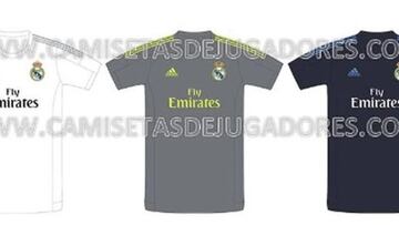 ¿Serán éstas las nuevas camisetas del Real Madrid?