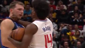 Bronca de Doncic con un rookie: les tuvieron que separar porque los codos empezaban a salir...